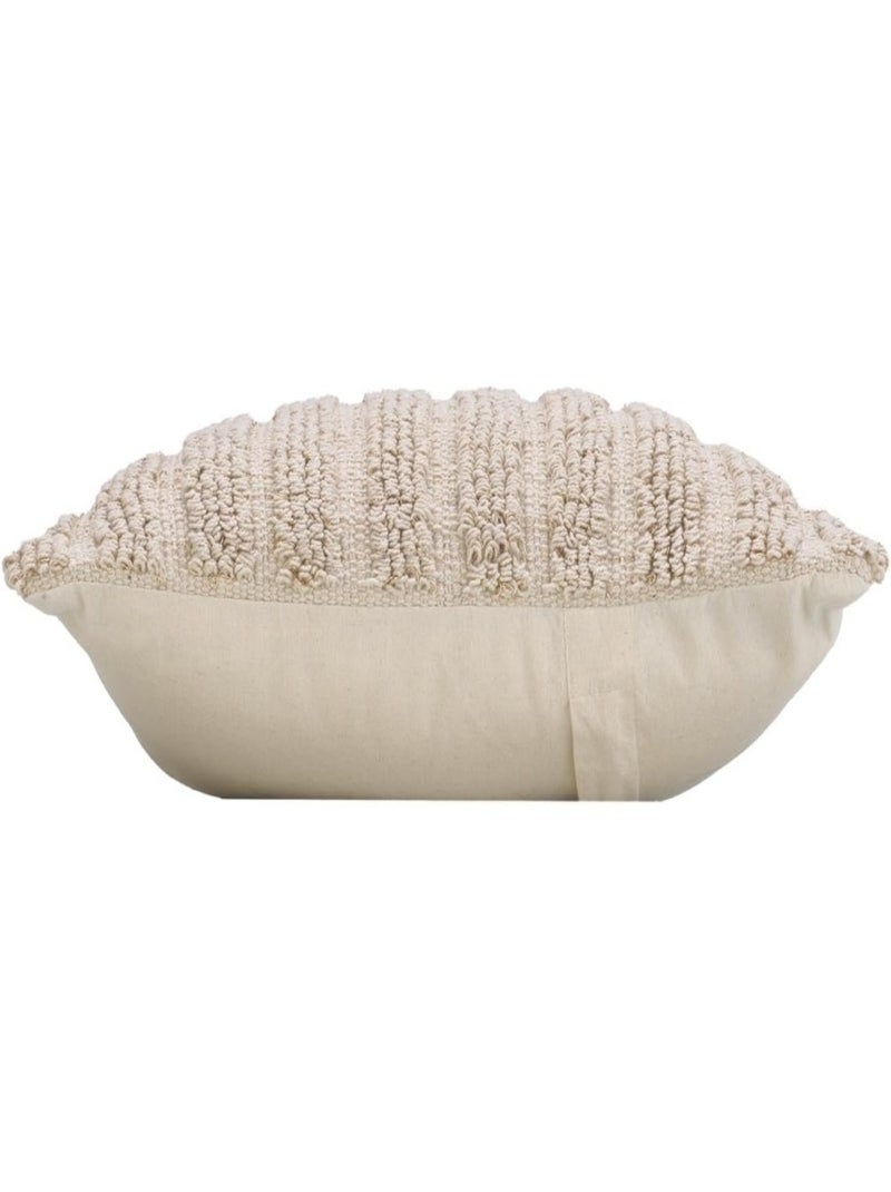 coussin déco in Poliestere KIYO Douceur d'Intérieur Beige - Kiabi