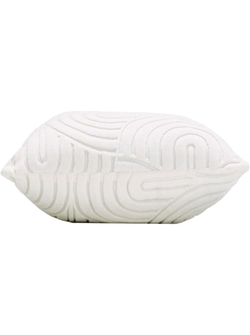 coussin déco in Poliestere SOLLY Douceur d'Intérieur Bianco - Kiabi