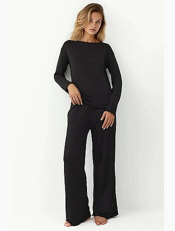 Cozy set pigiama relaxed fit a maniche lunghe hiccup