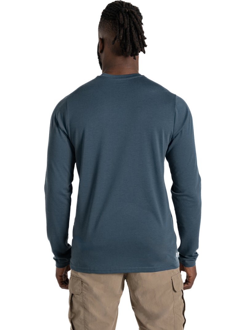 Craghoppers Abel Maglietta Manica Lunga Uomo Blu - Kiabi