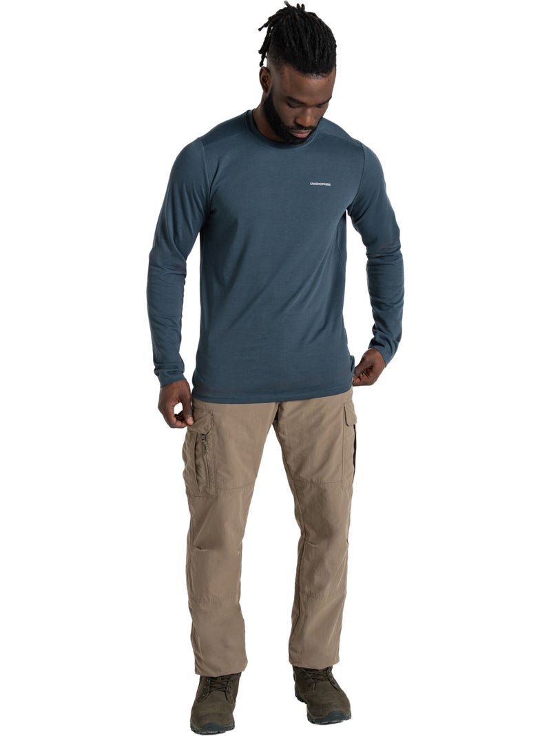 Craghoppers Abel Maglietta Manica Lunga Uomo Blu - Kiabi