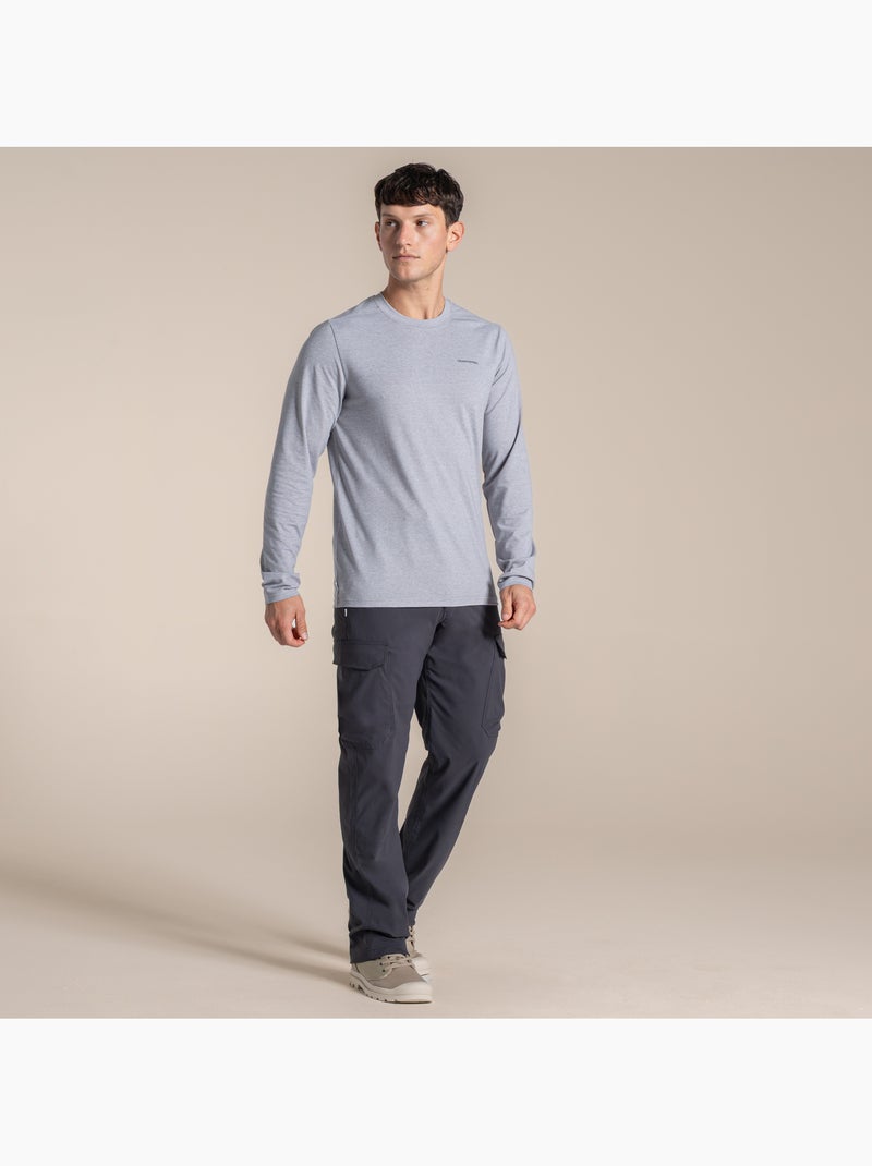Craghoppers Abel Maglietta Manica Lunga Uomo Grigio grigio chiaro - Kiabi