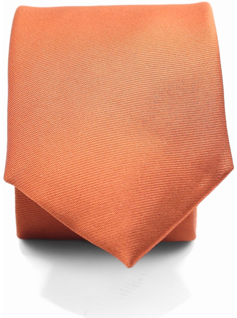 Cravatta a tinta unita - Yves Enzo Terracotta - Kiabi