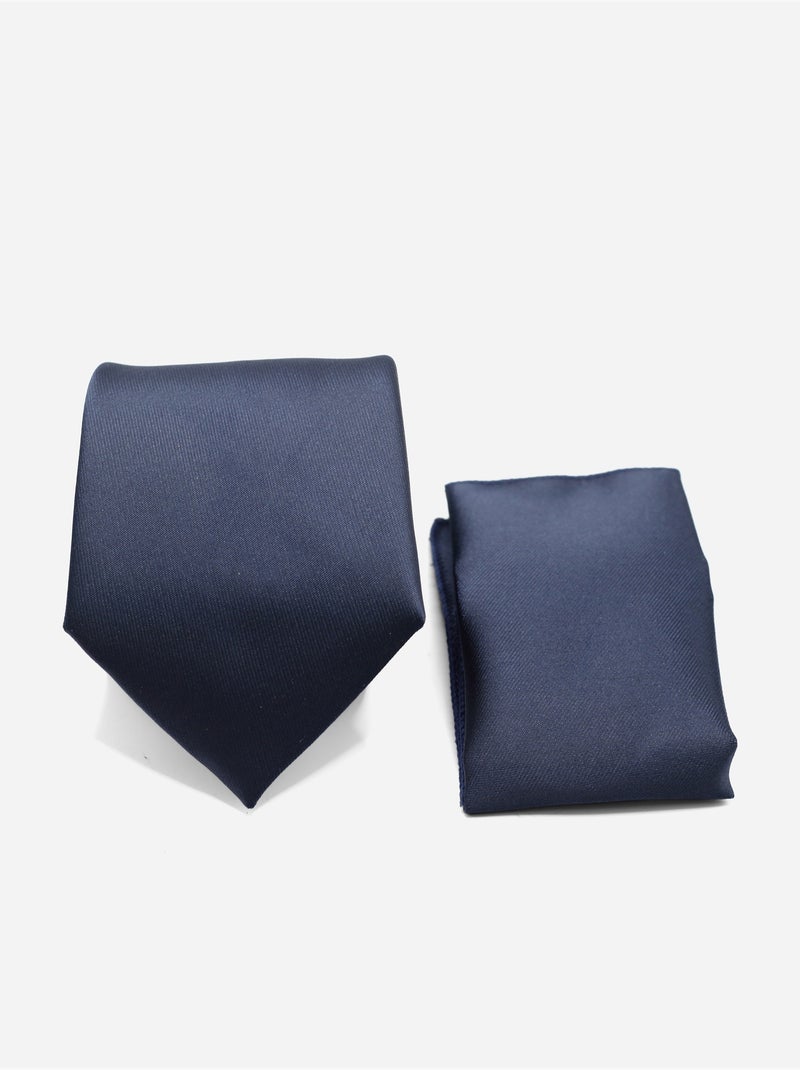 Cravatta in confezione regalo - Yves Enzo Blu scuro - Kiabi