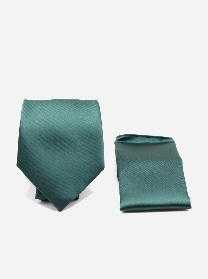 Cravatta in confezione regalo - Yves Enzo Verde scuro - Kiabi