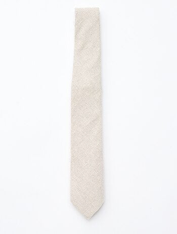 Cravatta in misto lino