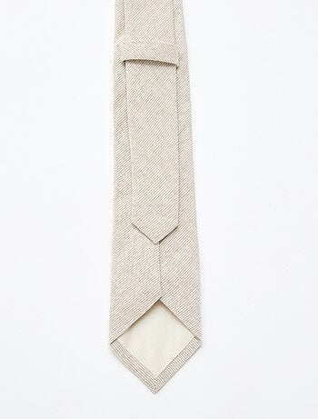 Cravatta in misto lino