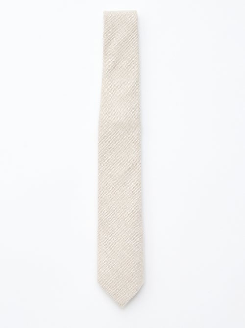 Cravatta in misto lino - Kiabi