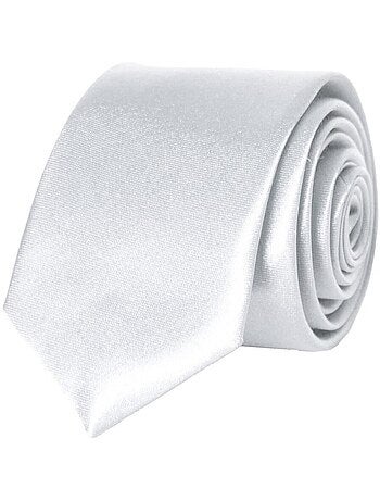 Cravatta sottile in raso Kebello