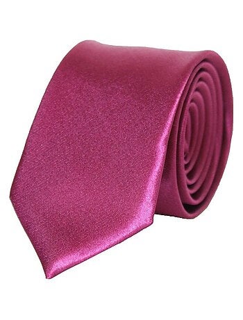 Cravatta sottile in raso Kebello