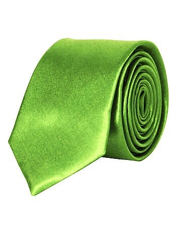 Cravatta sottile in raso Kebello