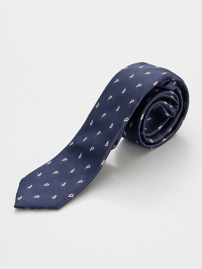 Cravatta stampata BLU - Kiabi