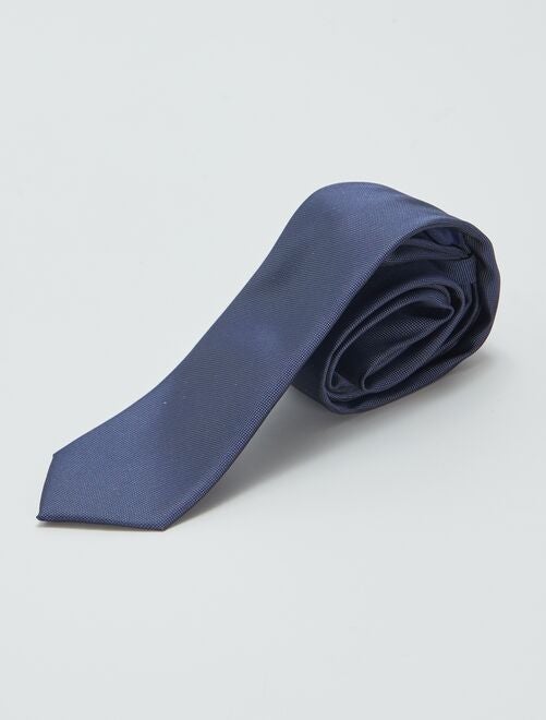 Cravatta tinta unita testurizzata - Kiabi
