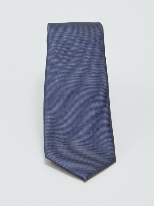 Cravatta tinta unita testurizzata - Kiabi