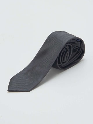 Cravatta tinta unita testurizzata