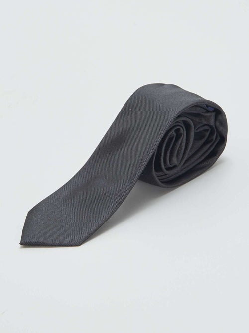 Cravatta tinta unita testurizzata - Kiabi