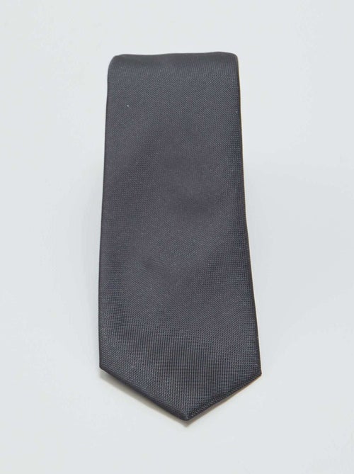 Cravatta tinta unita testurizzata - Kiabi