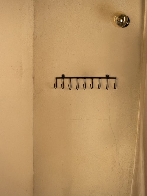 Cremagliera con ganci in metallo grezzo - Kiabi