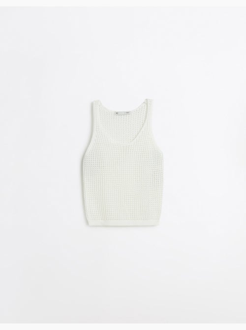 Crop a maglia a uncinetto, MO Fashion - Kiabi