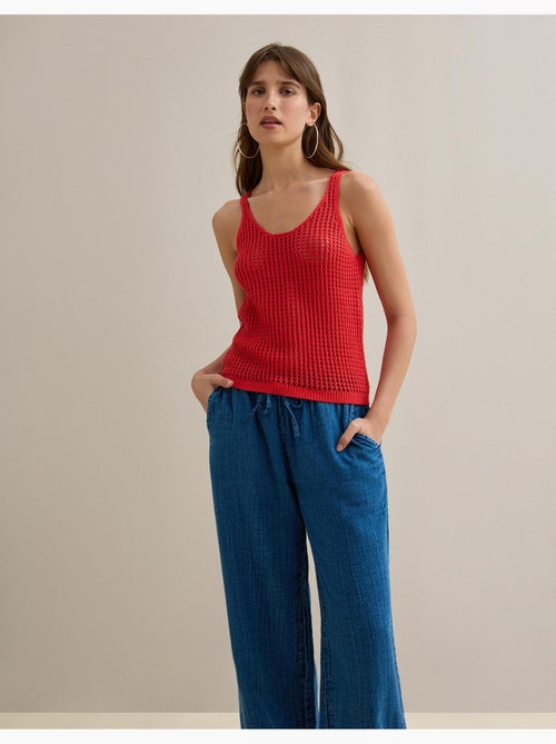 Crop a maglia a uncinetto, MO Fashion - Kiabi