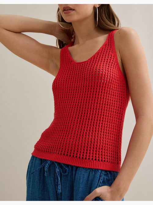Crop a maglia a uncinetto, MO Fashion - Kiabi