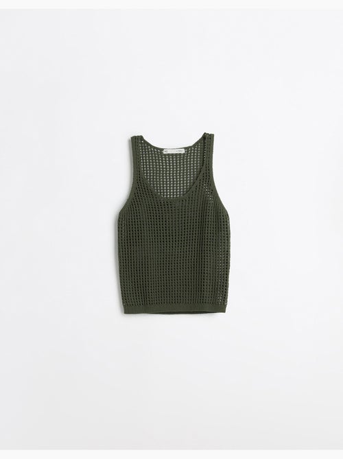 Crop a maglia a uncinetto, MO Fashion - Kiabi