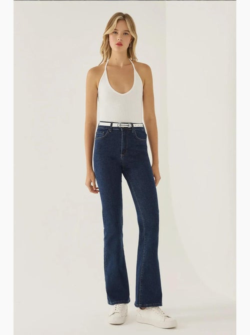 Crop top in jersey con scollo all’americana hiccup - Kiabi Crop top in jersey con scollo all’americana hiccup - Kiabi