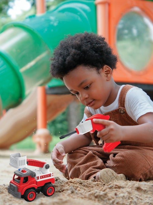 Crosslander Fireman set di camion dei pompieri 3 in 1 con trapano elettrico - Kiabi