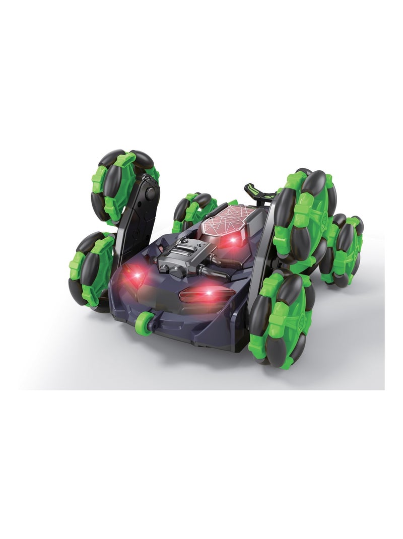 Crosslander ® Flip 6 ruote, acrobazie a 360° con effetti luminosi e sonori Verde - Kiabi