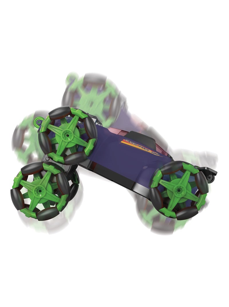 Crosslander ® Flip 6 ruote, acrobazie a 360° con effetti luminosi e sonori Verde - Kiabi