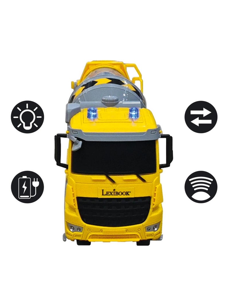 Crosslander PRO ® Betoniera radiocomandata con effetti luminosi e sonori. Giallo - Kiabi