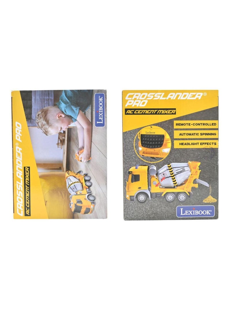 Crosslander PRO ® Betoniera radiocomandata con effetti luminosi e sonori. Giallo - Kiabi