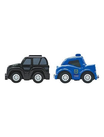 Crosslander Twin set di auto della polizia e auto dei ladri