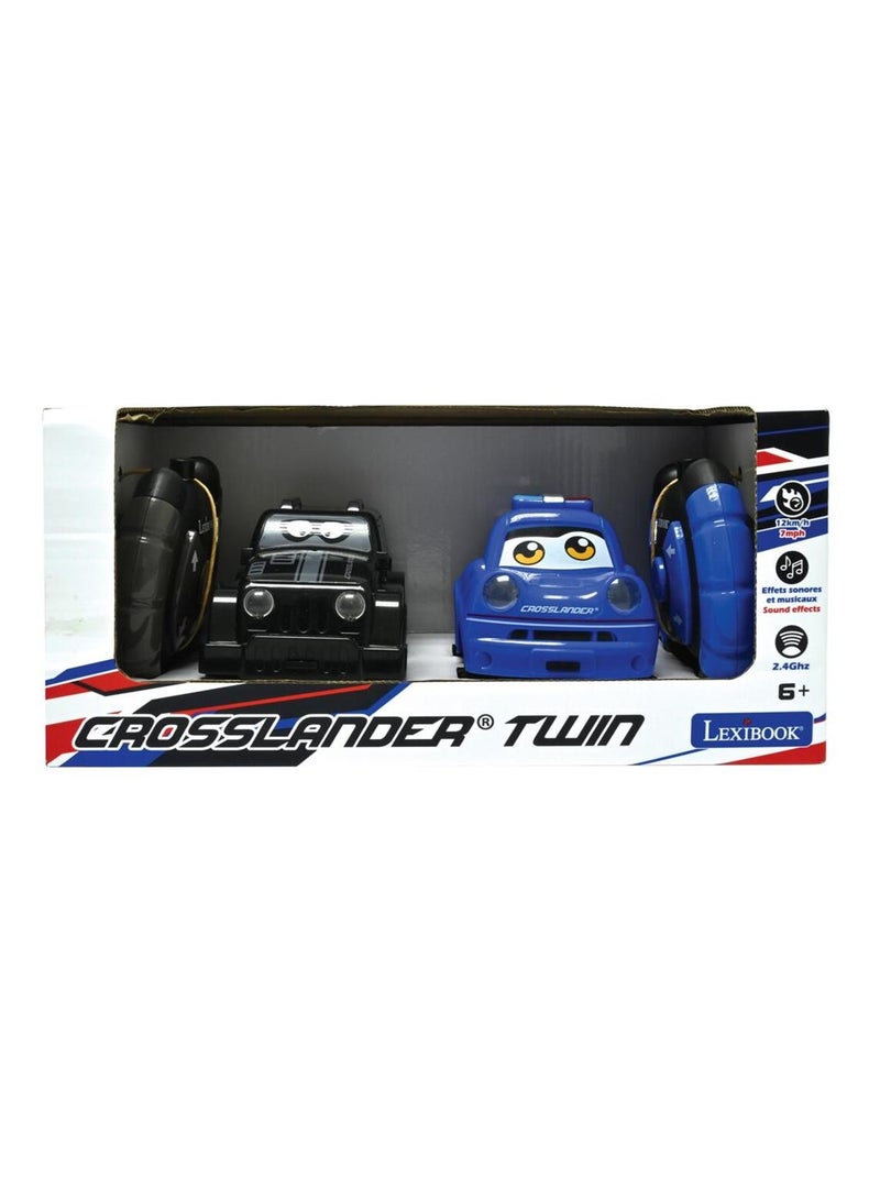 Crosslander Twin set di auto della polizia e auto dei ladri Multicolore - Kiabi