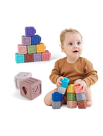 Cubi didattici da impilare con suoni - Gioco didattico | SUPERBE BEBE