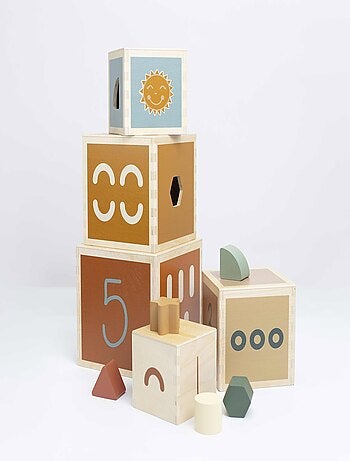 Cubi impilabili in legno