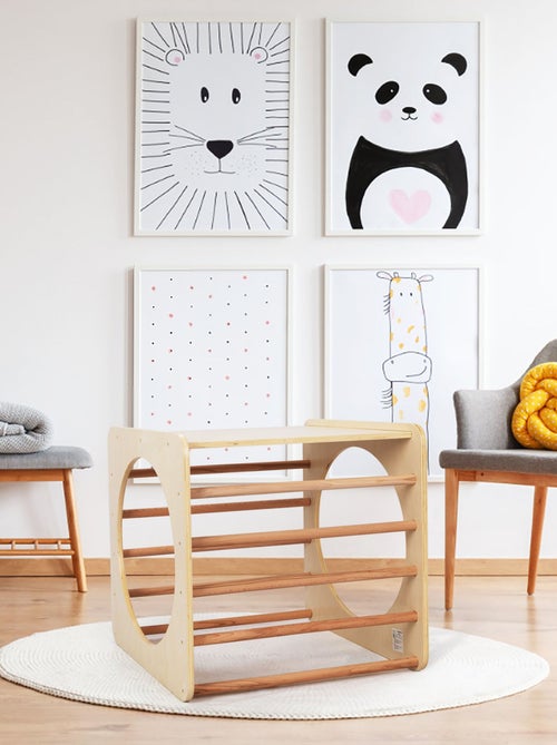Cubo arrampicata Montessori legno parco interno Mamabrum - Kiabi