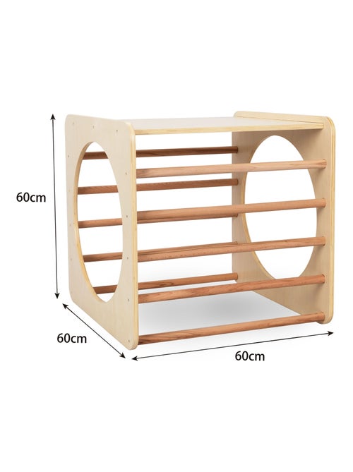Cubo arrampicata Montessori legno parco interno Mamabrum - Kiabi