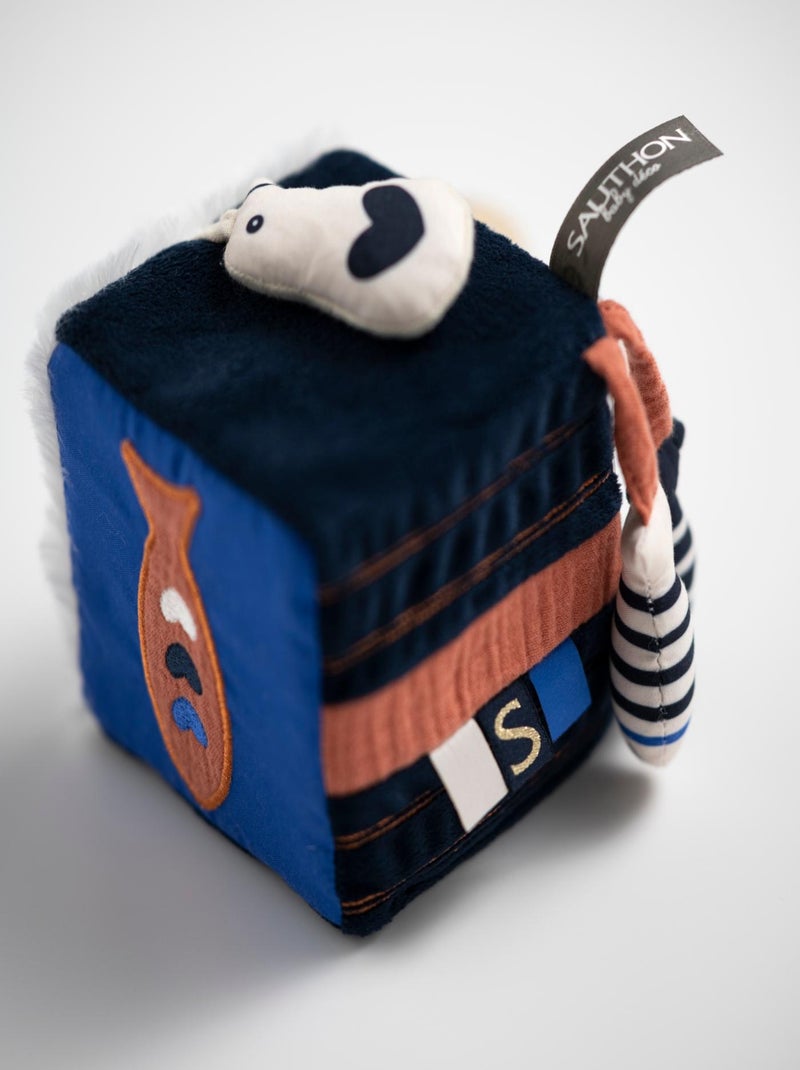 Cubo attività in velluto - SAUTHON Blu - Kiabi