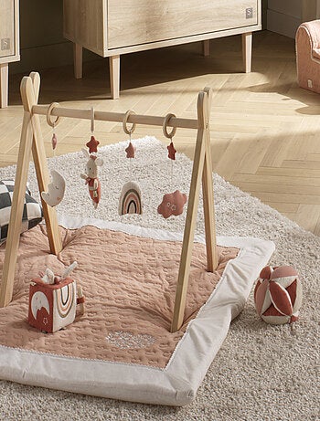 Cubo attività neonato in cotone - SAUTHON