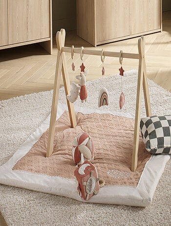 Cubo attività neonato in cotone - SAUTHON