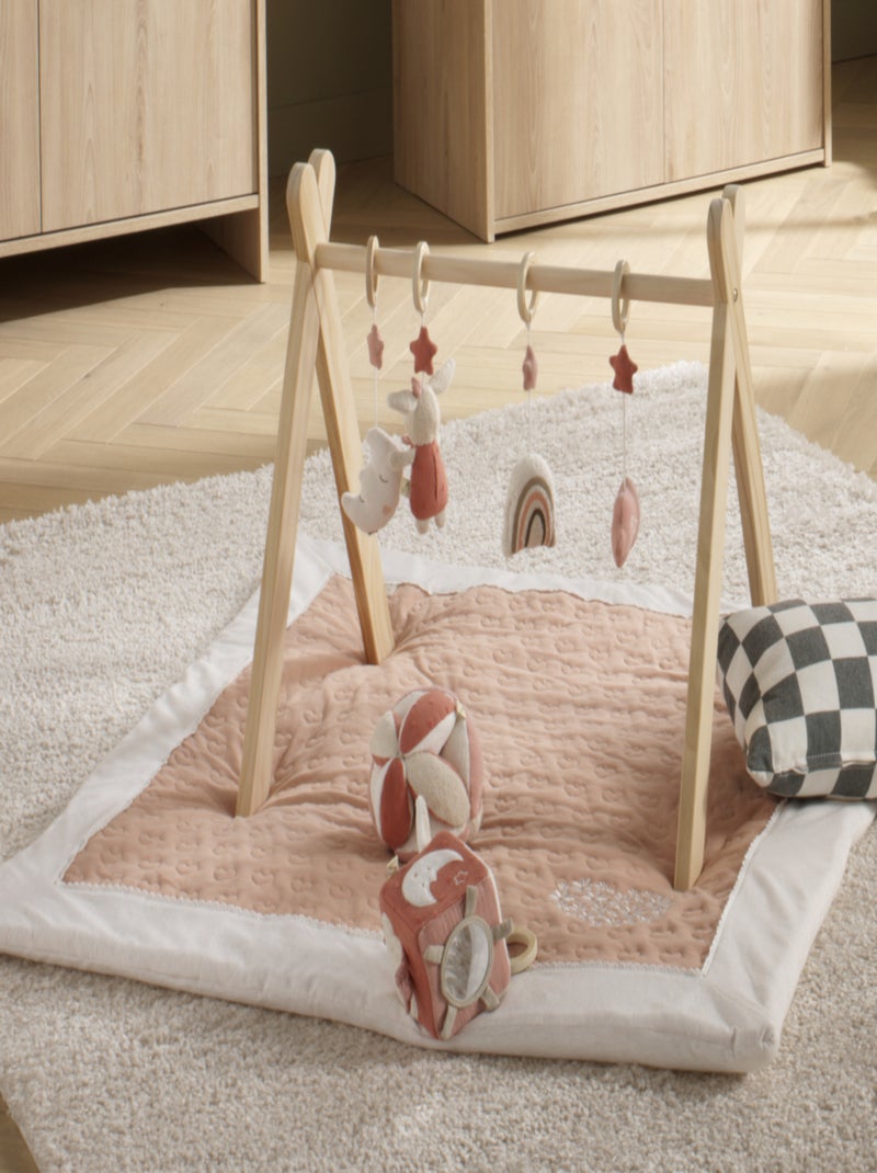 Cubo attività neonato in cotone - SAUTHON Rosa - Kiabi
