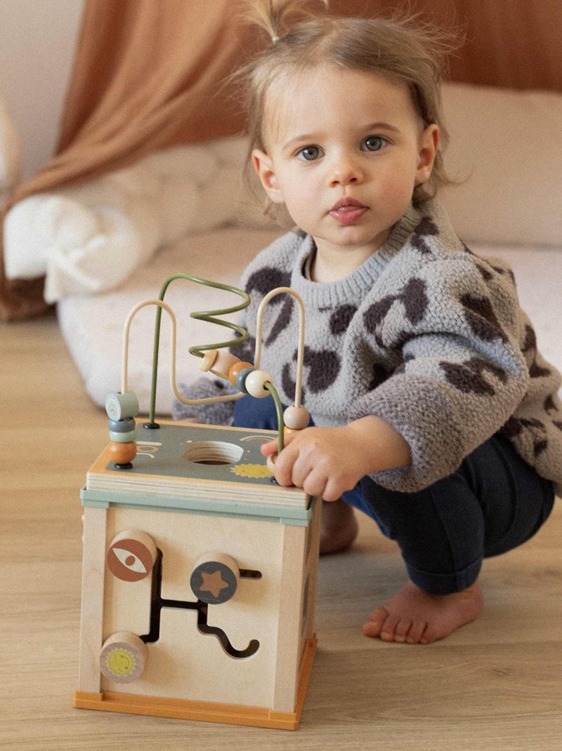 Cubo di attività in legno Multicolore - Kiabi