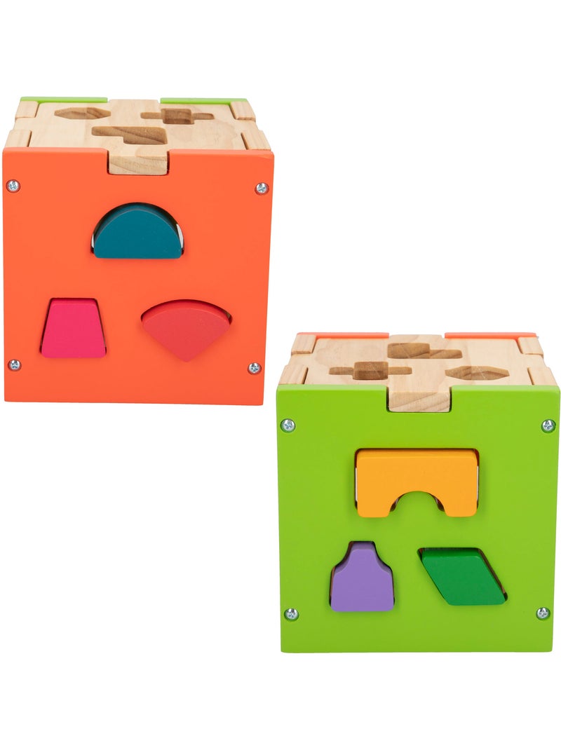 Cubo di attività in legno per pezzi da incastrare WOOMAX N/D - Kiabi