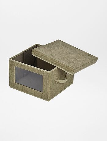 Cubo portaoggetti con finestra