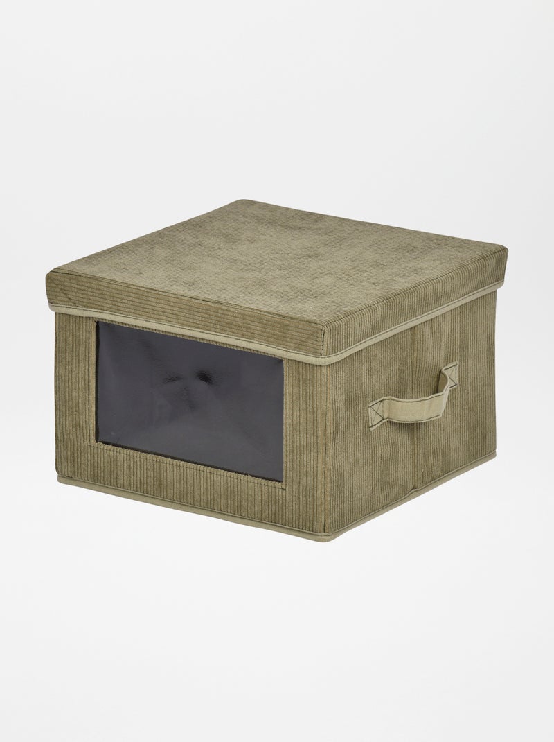 Cubo portaoggetti con finestra KAKI - Kiabi