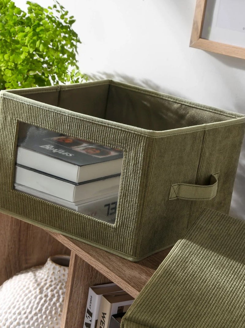 Cubo portaoggetti con finestra KAKI - Kiabi