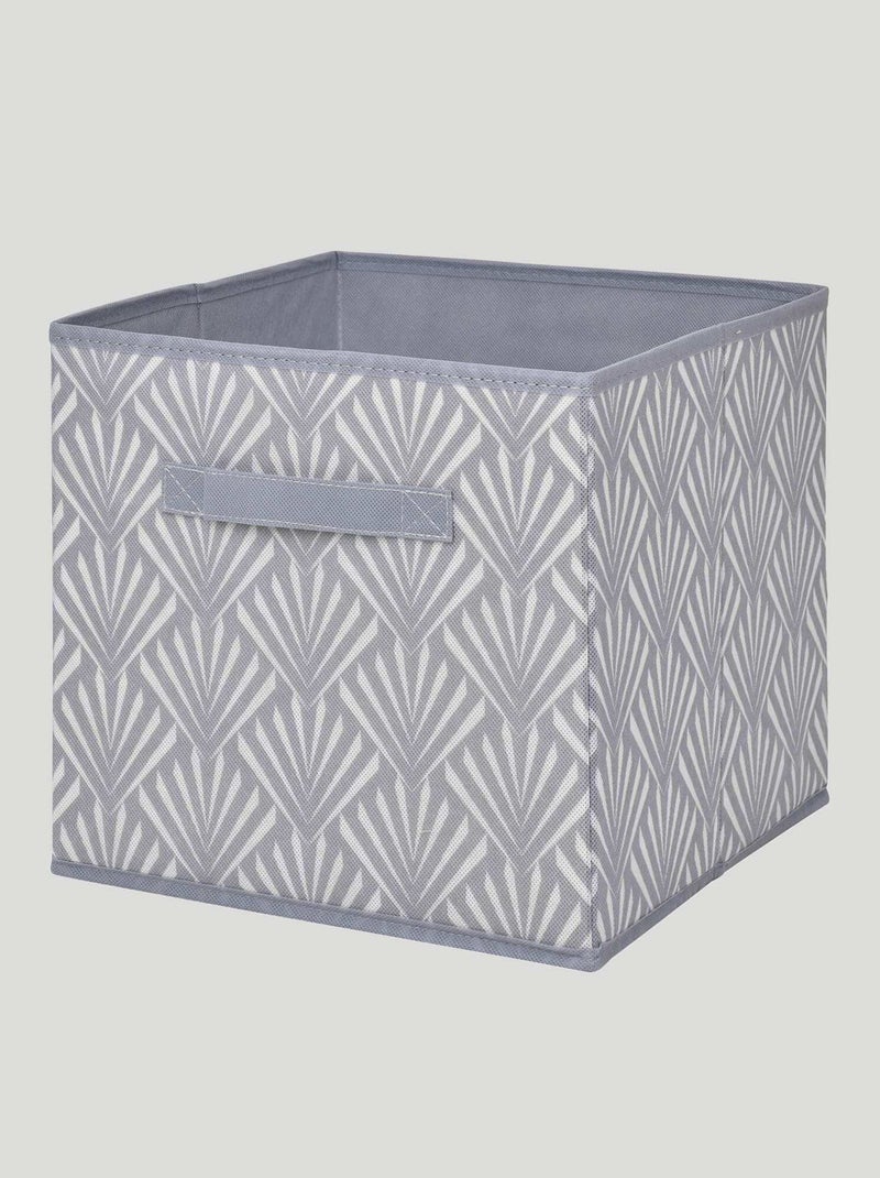 Cubo portaoggetti stampato GRIGIO - Kiabi