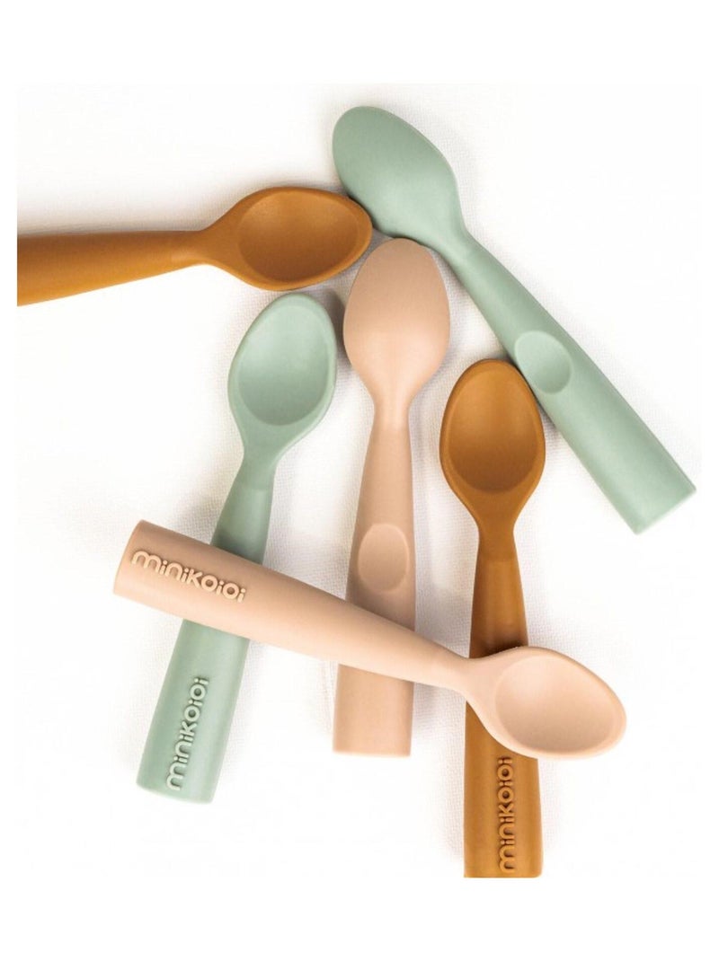 Cucchiaio per bambini in silicone | minikoioi | minikoioi Verde - Kiabi