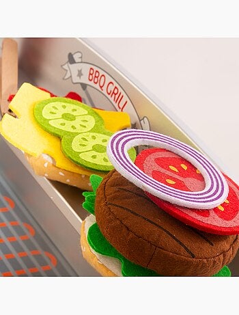 Cucina barbecue su piedistallo per bambini con 14 accessori – "Roba BBQ Grill